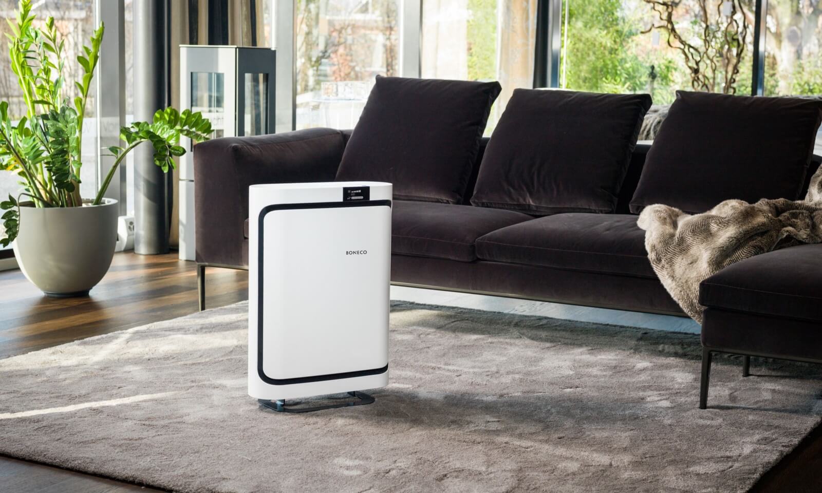 Oczyszczacz powietrza Boneco w salonie