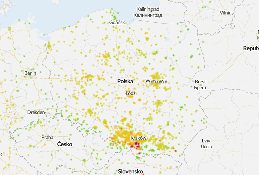 Sprawdź jakość powietrza w polsce