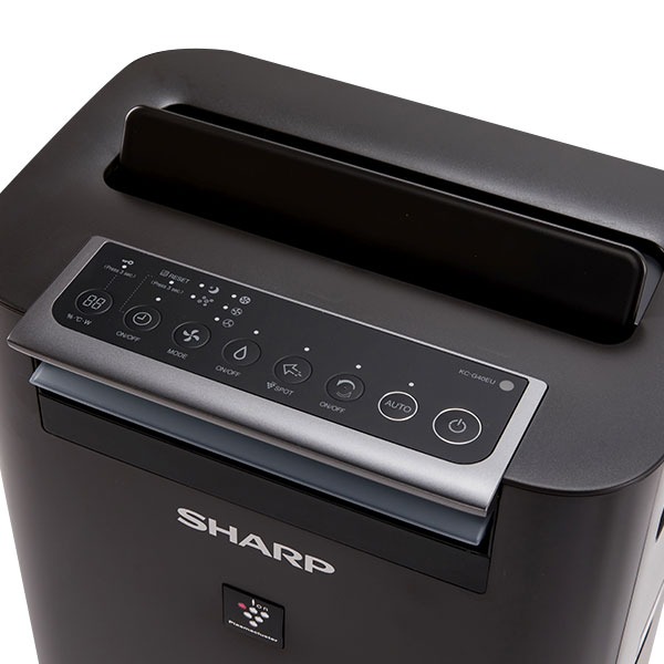 Oczyszczacz powietrza Sharp KC-G50EUH widok panelu