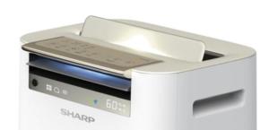 Góra oczyszczacza powietrza Sharp KC-G50EUW przód