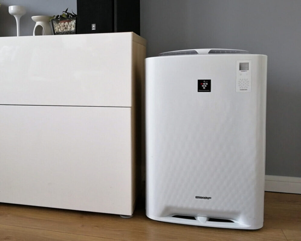 oczyszczacz powietrza Sharp KC-A50EUW w mieszkaniu