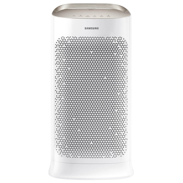 Oczyszczacz powietrza Samsung AX60 ze srebrnym panelem