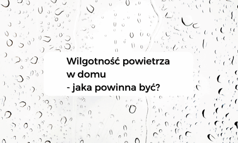 Jaka powinna być wilgotność powietrza w domu?