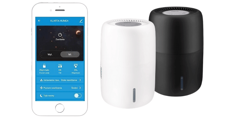 Nawilżacz powietrza Klarta Humea Wifi z aplikacja mobilna Nawilżacz powietrza Klarta Humea Wifi z aplikacja mobilna