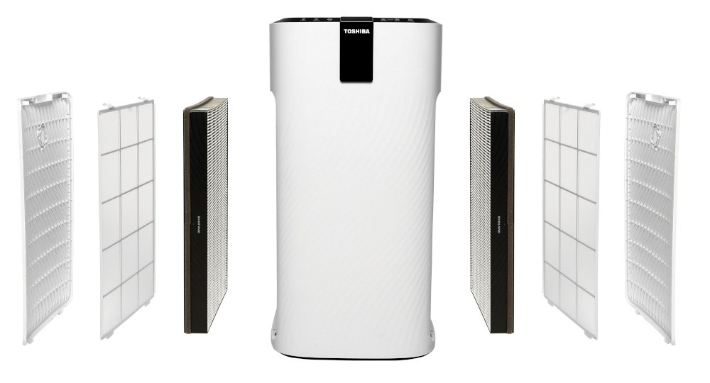 Filtry do oczyszczacza powietrza Toshiba CAF-X116XPL wraz z oczyszczaczem Filtry do oczyszczacza powietrza Toshiba CAF-X116XPL wraz z oczyszczaczem