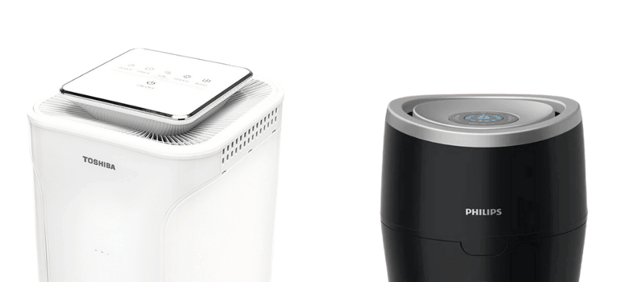 Oczyszczacz powietrza Toshiba caf-x83xpl i nawilżacz powietrza Philips HU4813/10 Oczyszczacz powietrza Toshiba caf-x83xpl i nawilżacz powietrza Philips HU4813/10