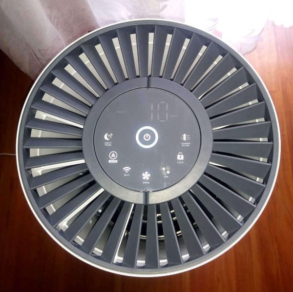 Panel sterowania w oczyszczaczu Vestforst VP-A1Z40WH