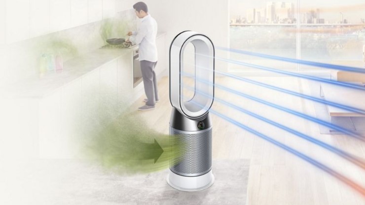 Oczyszczacze powietrza Dyson a przeplyw powietrza