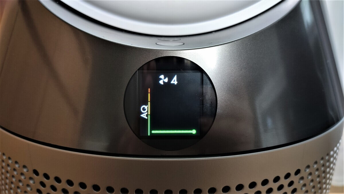 Wyswietlacz oczyszczacza powietrza Dyson | Wybierzoczyszczacz.pl