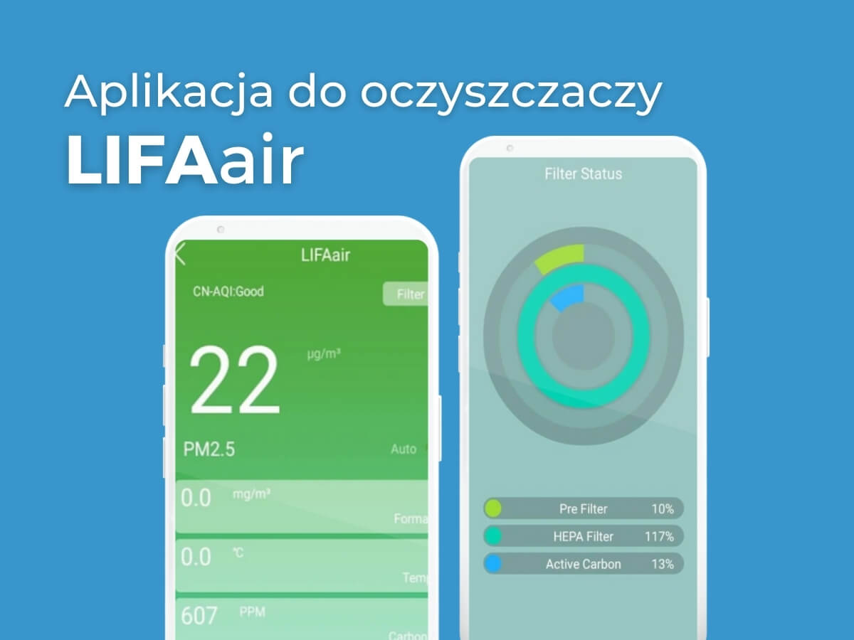 aplikacja do oczyszczaczy lifaair