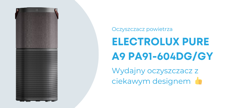 Oczyszczacz dla alergików - Electrolux Pure A9 PA91-604DG/GY Electrolux Pure A9-PA91-604DG-GY grafika