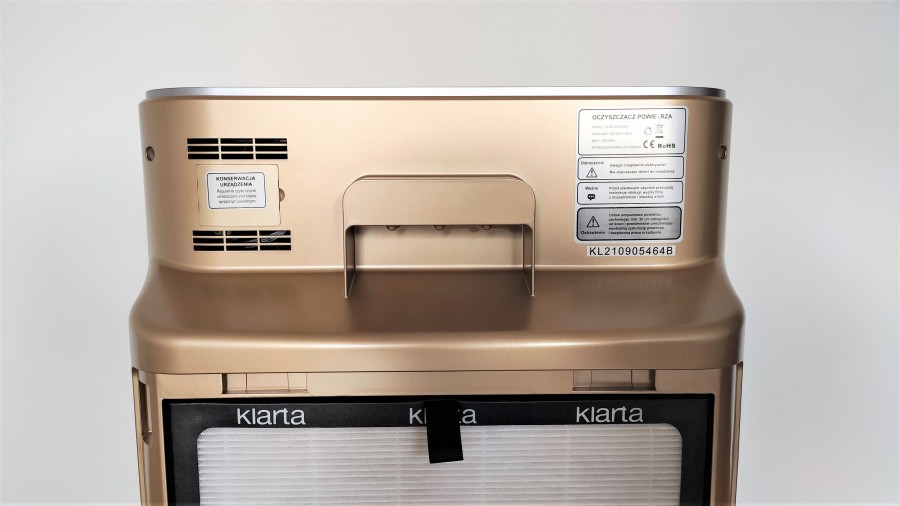 Uchwyt w oczyszczaczu powietrza Klarta Stor 2