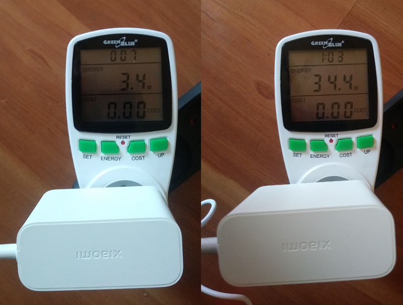 Xiaomi Air Purfier 4 Lite - test poboru mocy