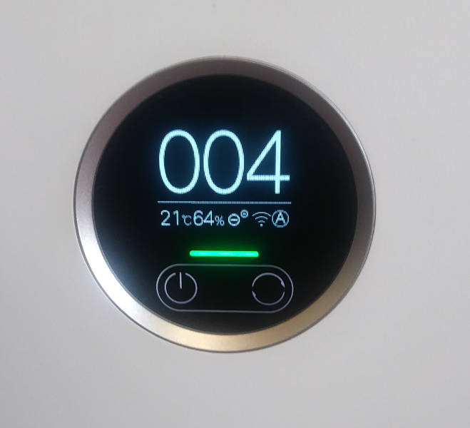 Xiaomi Air Purifier 4 - wyświetlacz