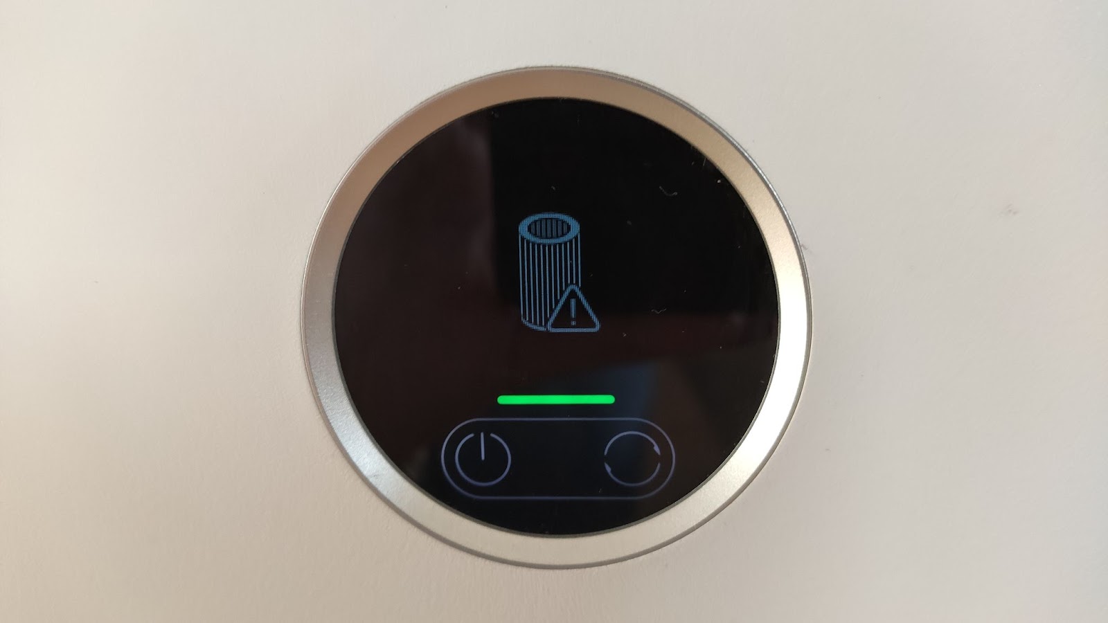 Stan filtrów na wyświetlaczu Xiaomi Air Purifier 4