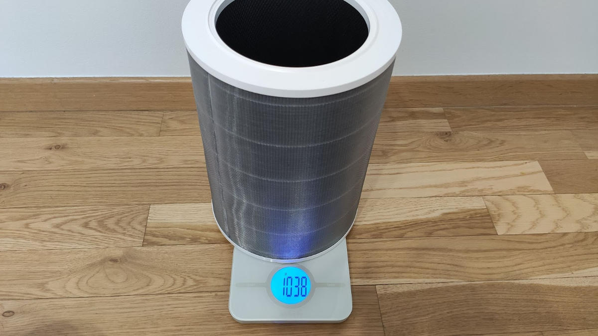 Pomiar filtra w Xiaomi Air Purifier 4