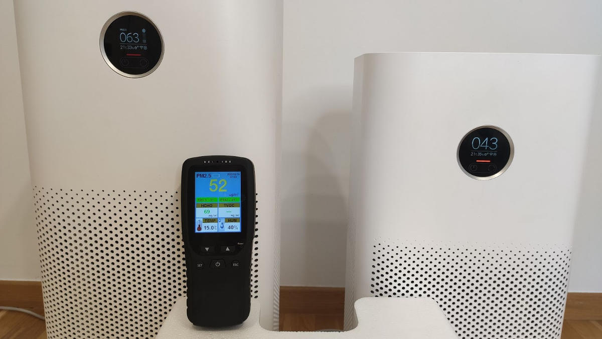 Test dokładności czujnika w oczyszczaczu Xiaomi Air Purifier 4