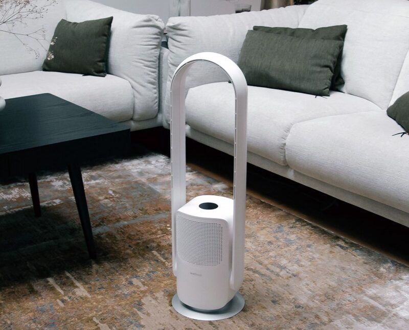 oczyszczacz powietrza Vestfrost VP-B1F50WH w salonie