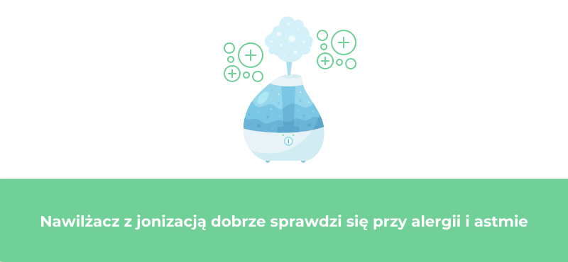 Nawilżacz z jonizacją przy alergii