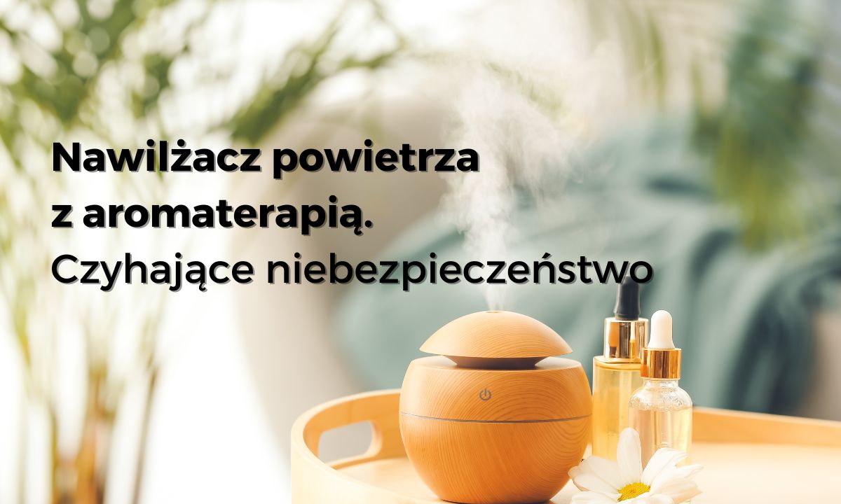 Nawilżacz powietrza i olejki zapachowe z tytułem artykułu