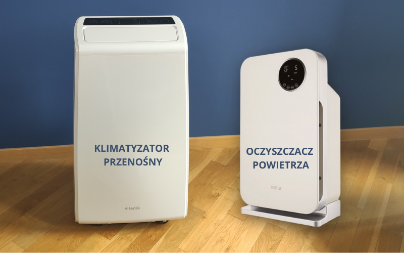 Klimatyzator przenośny i oczyszczacz powietrza